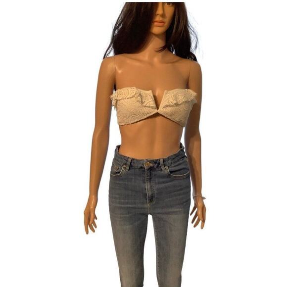 Crochet Bandeau Bikini Top- Size Medium - Picture 3 of 4